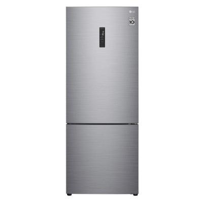 Geladeira LG Bottom Freezer Inverter 451L GC-B569NLLM Platinum Preto 110V