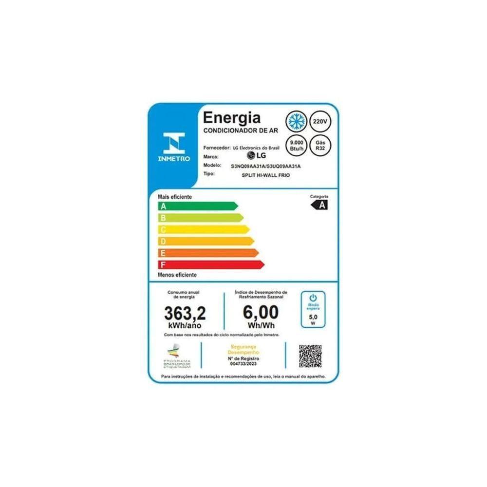 Ar Condicionado LG Dual Inverter Voice +AI 9.000 BTUs Frio 220V - 8