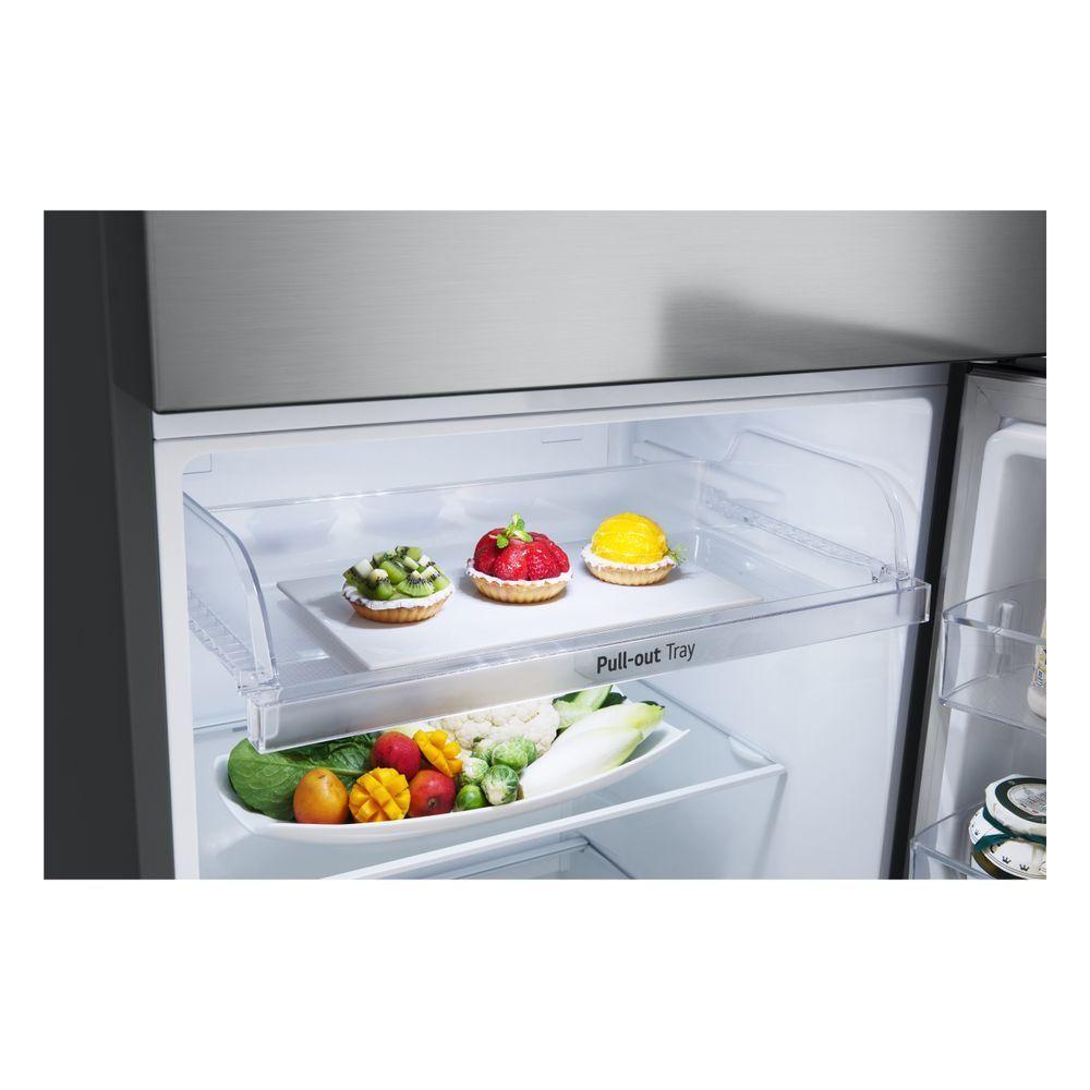 Geladeira LG Frost Free Inverter 395L Duplex Inox Look GN-B392PLM 110V - 10