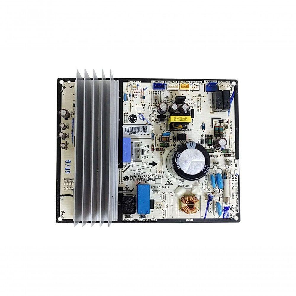 Placa principal da condensadora Ar Condicionado LG S4UQ12JA3WC VM122C6A VM122C9 EBR82870709 - 1