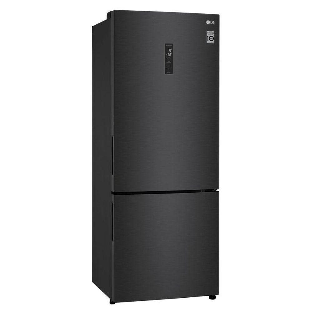 Geladeira LG Inverter Bottom Freezer 451L Black GC-B569NQL2 220V - 2