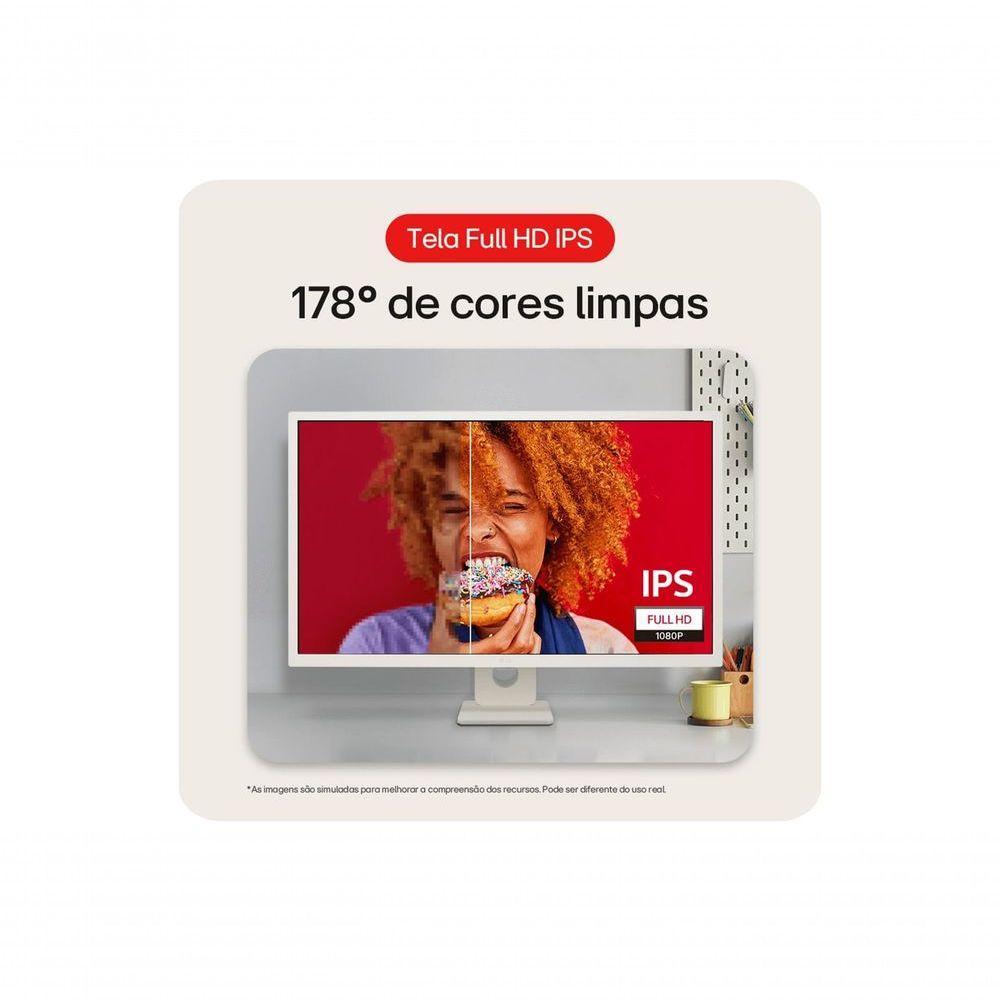 Monitor LG Myview Smart Tela IPS 32'' Fhd Webos Screen Share HDR10 Thinq Air Play 2 Bluetooth USB HDMI 32SR50F-W - 3