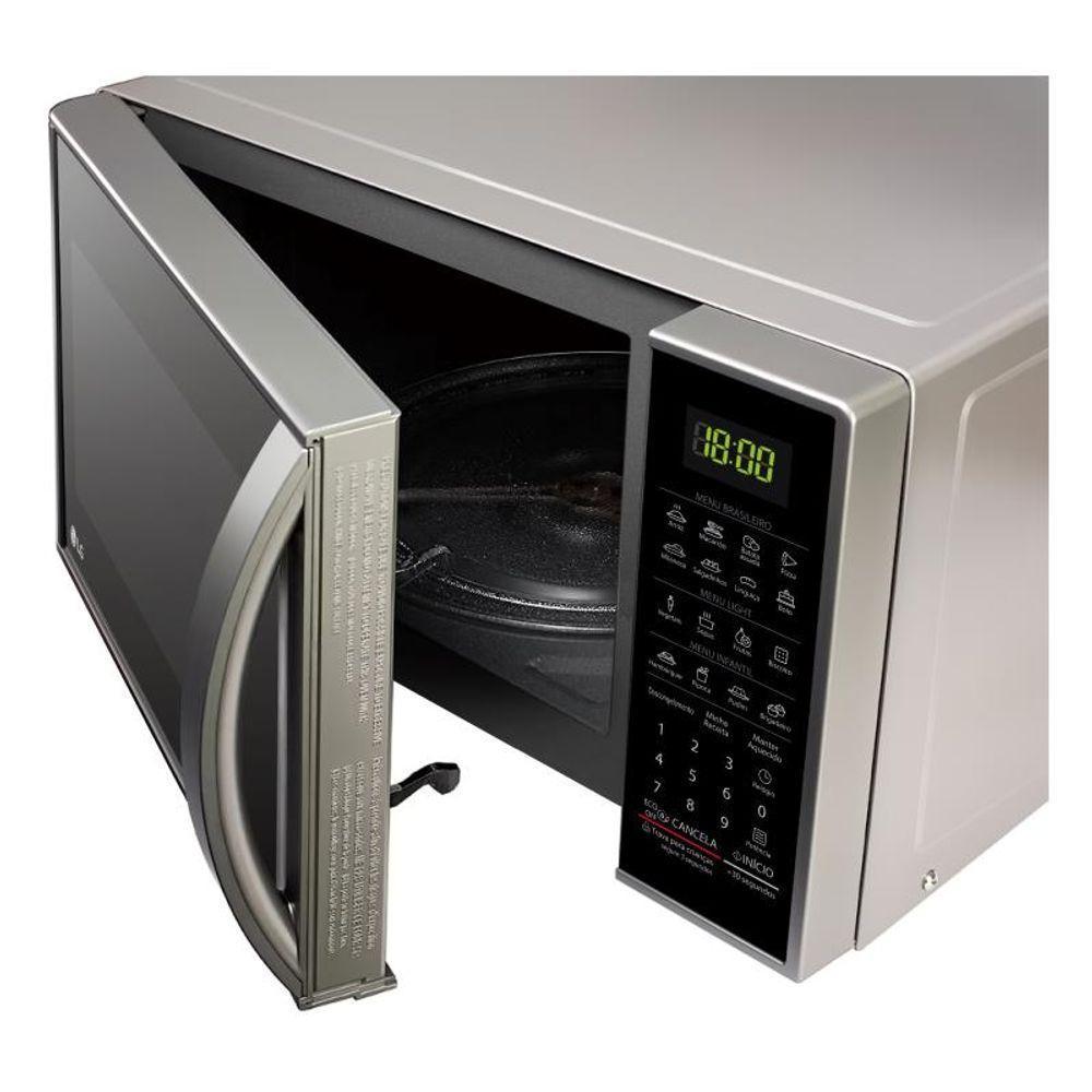 Micro-ondas LG 30 Litros Prata Limpa Fácil MS3043BRA 220V - 6