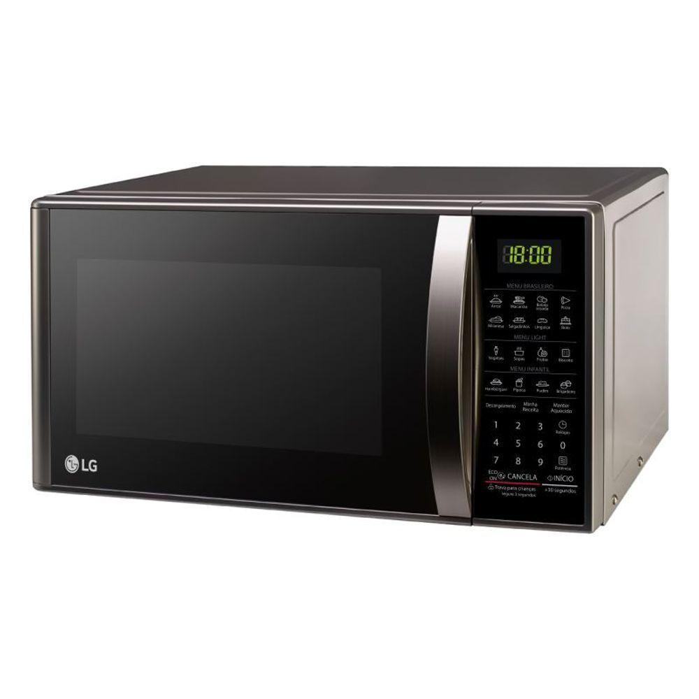 Micro-ondas LG 30 Litros Prata Limpa Fácil MS3043BR 127V - 4