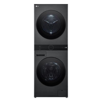 Lava e Seca Torre WashTower 14kg Black Inox 127V