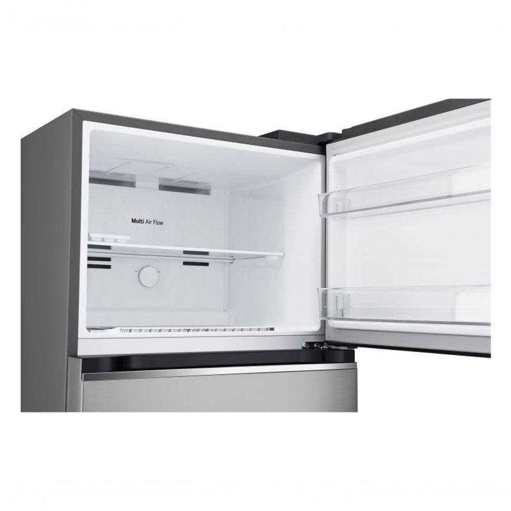 Geladeira LG Frost Free Inverter 375L Duplex Inox Look GN-B372PFM2 220V - 9