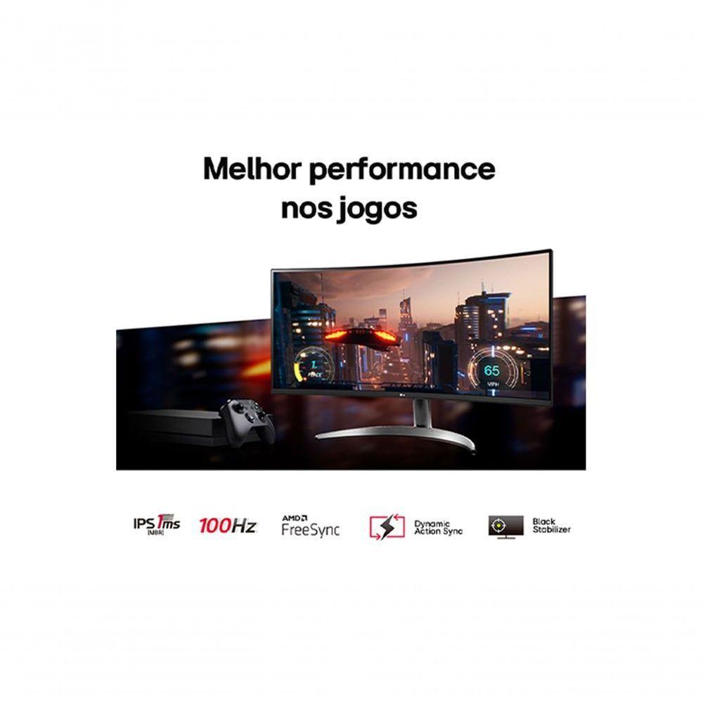 Monitor LG Ultrawide™ 29WQ600B-W Tela IPS De 29 21:9 USB-C 7Wx2 MaxxAudio® 1ms (MBR) 100Hz AMD FreeSync™ sRGB 99% HDR10 - 6