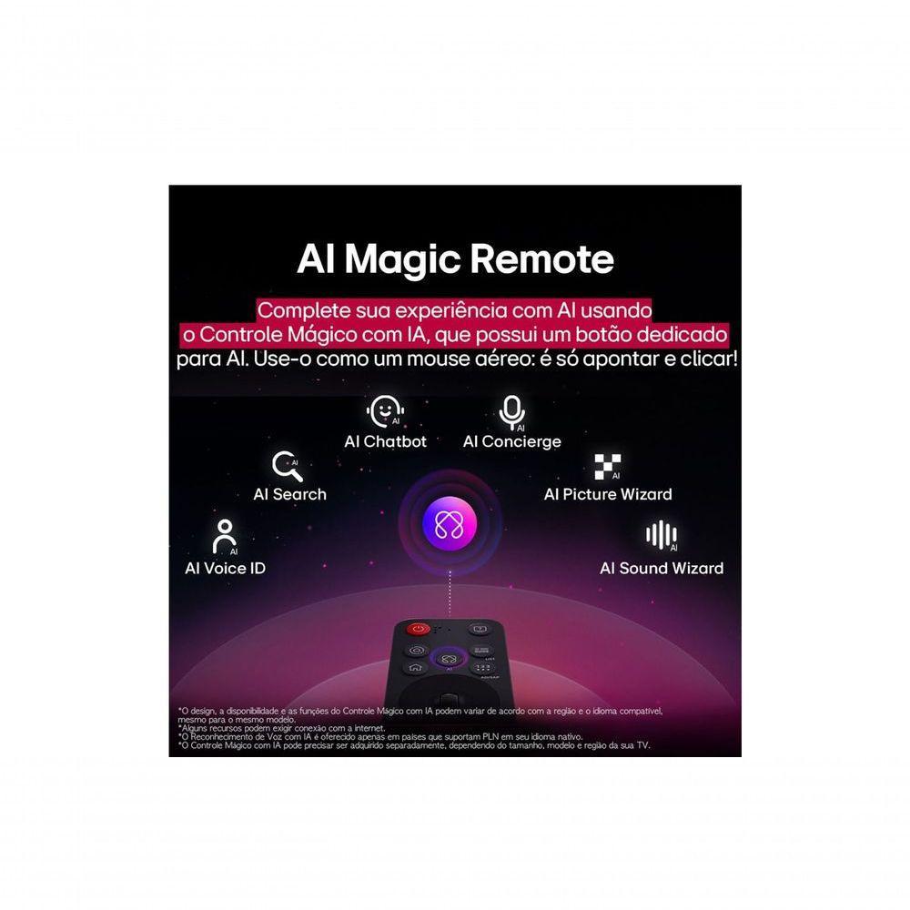 Smart TV LG QNED AI 4K QNED82 de 55 Polegadas 2025 55QNED82ASG.AWZ Bivolt - 10