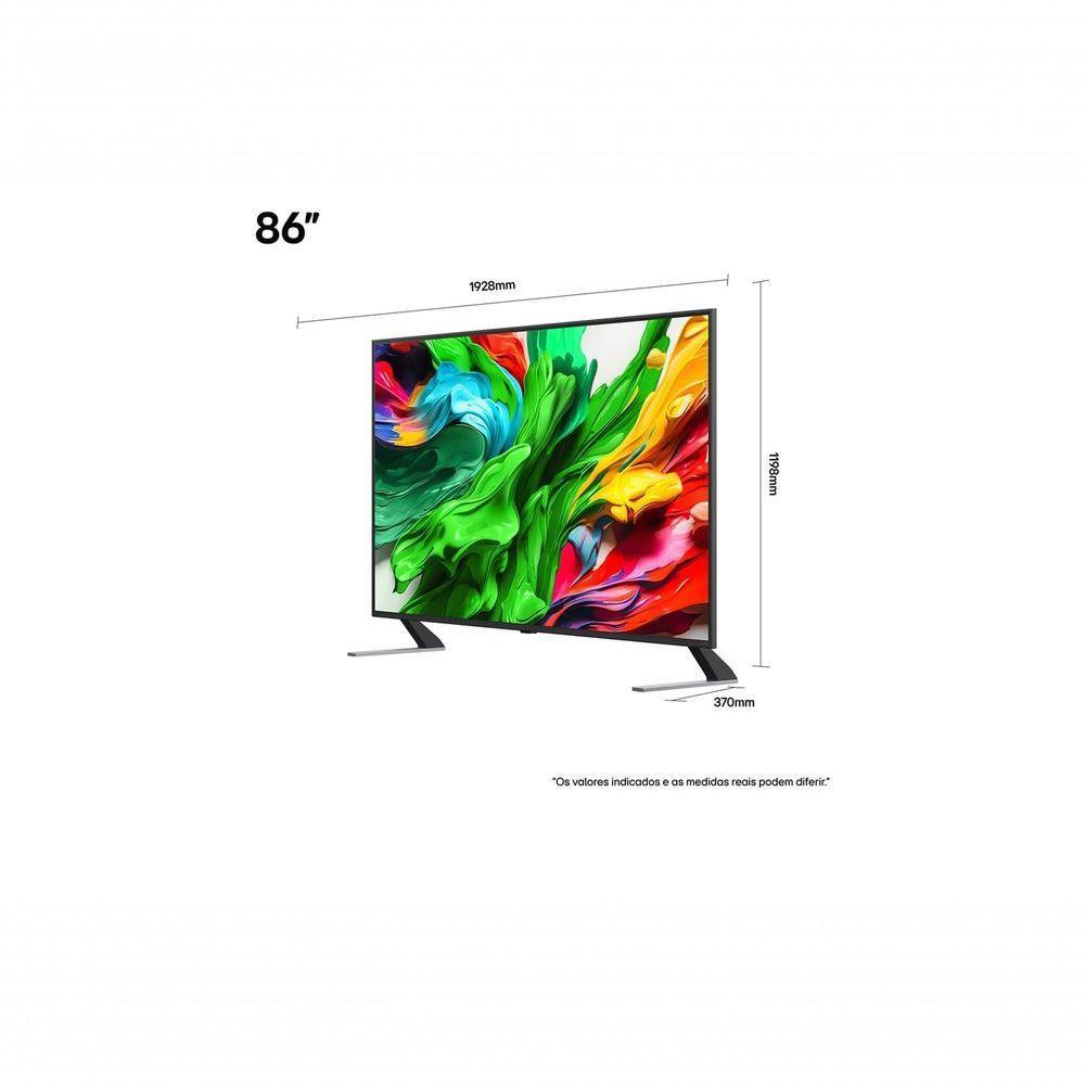 Smart TV LG QNED Evo AI QNED85 86 Polegadas (86QNED85ASG): Cores Ricas e Precisão MiniLED em 4K Bivolt - 7