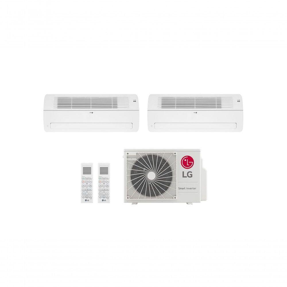 Ar Condicionado Multi Split LG 2 Ambientes (Cassete 1 Via 2x12) - Quente/Frio Wi-Fi 220V - 1