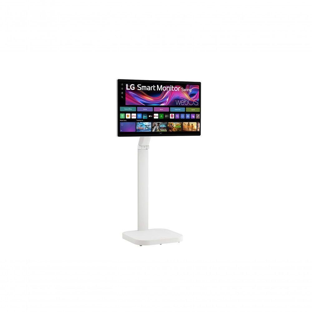 Monitor Touch LG Swing 32U889SA-W IPS Streaming WebOS 4K UHD 32" USB-C Base Móvel Com Rodas - 3