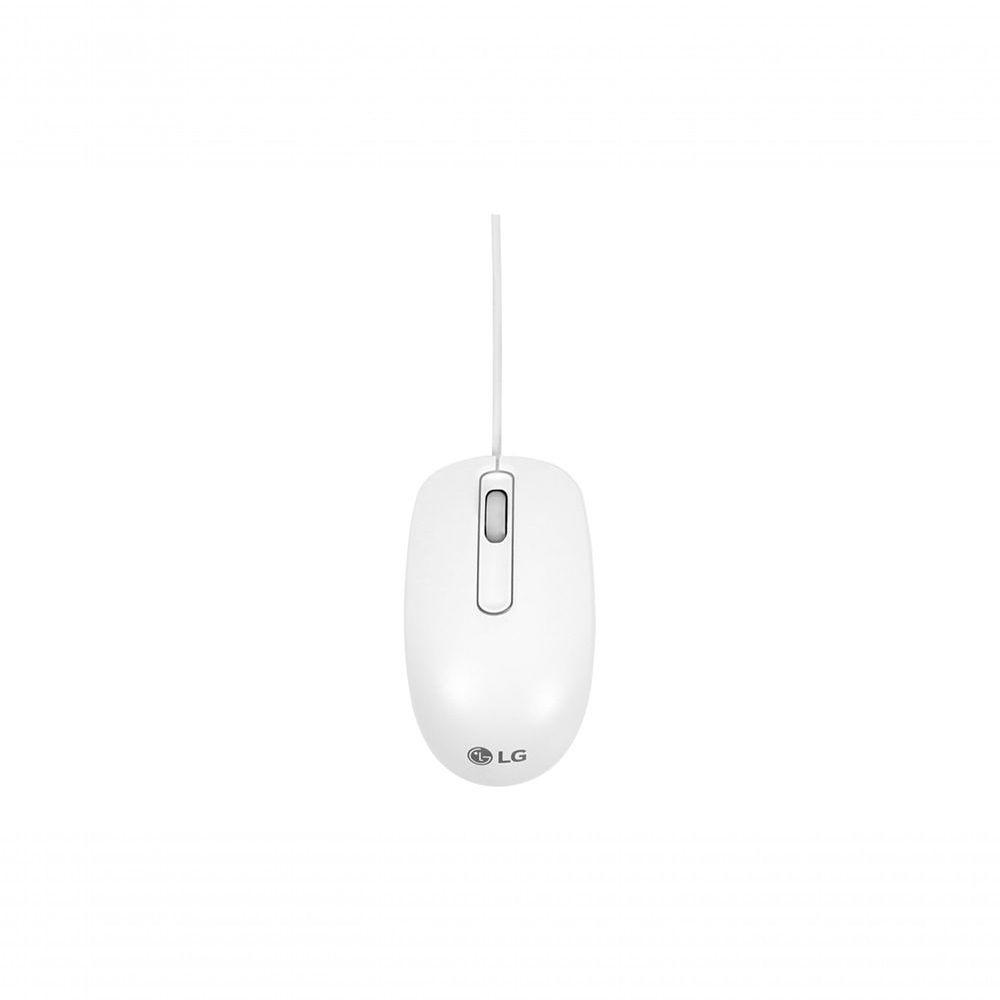 Mouse LG USB Branco Com Fio - 2