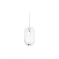 Mouse LG USB Branco Com Fio - 2