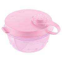 Pote para Leite em Pó Plástico Rosa 280ml Baby Sanremo - 1