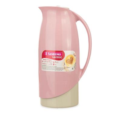 Garrafa Térmica Plástica Celebrar Rosa 1L Termic Sanremo