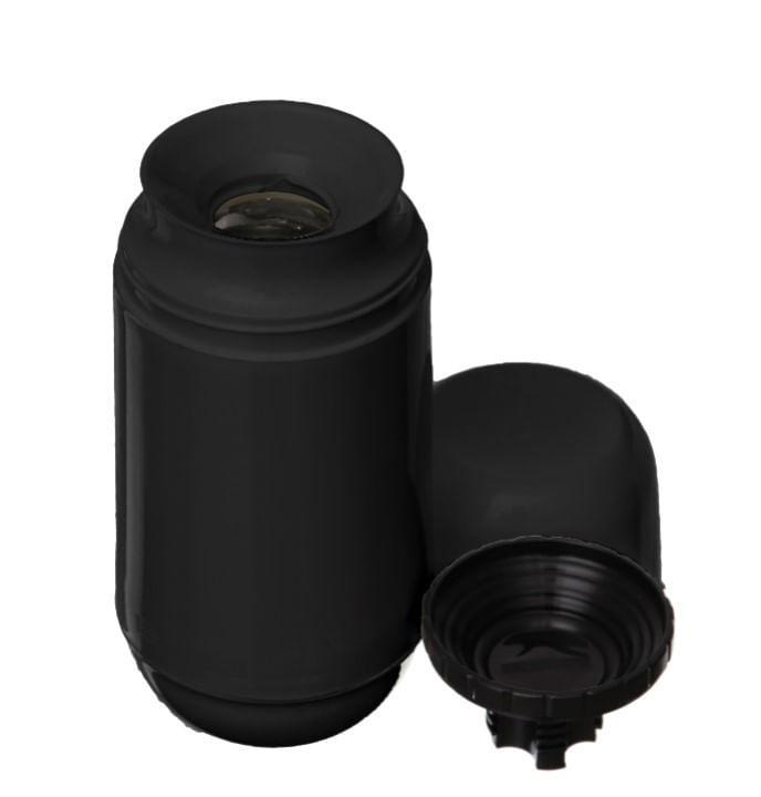 Garrafa Térmica Plástica Adorar Preta 250ml Termic Sanremo - 3