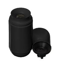 Garrafa Térmica Plástica Adorar Preta 250ml Termic Sanremo - 3