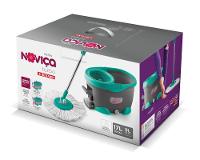 Mop Turbo de Microfibra com Cabo e Balde 17L Noviça Bettanin - 2