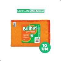 Kit Pano Flanela Tam P 100% Algodão Brilhus 10 Unidades - 1