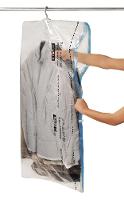 Saco a Vácuo Organizador Hang Bag com Gancho Transparente 70cm x 1,2m Vac Bag Ordene - 3