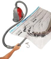 Saco a Vácuo Organizador Hang Bag com Gancho Transparente 70cm x 1,2m Vac Bag Ordene - 5