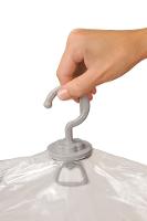 Saco a Vácuo Organizador Hang Bag com Gancho Transparente 70cm x 1,2m Vac Bag Ordene - 6