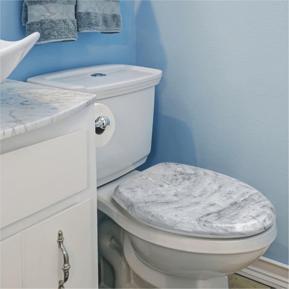 Assento Sanitário Almofadado Decor Mármore Atlas - 6