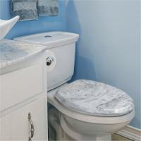 Assento Sanitário Almofadado Decor Mármore Atlas - 6