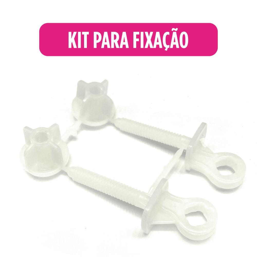 Assento Sanitário Almofadado Clássico Branco Atlas - 6