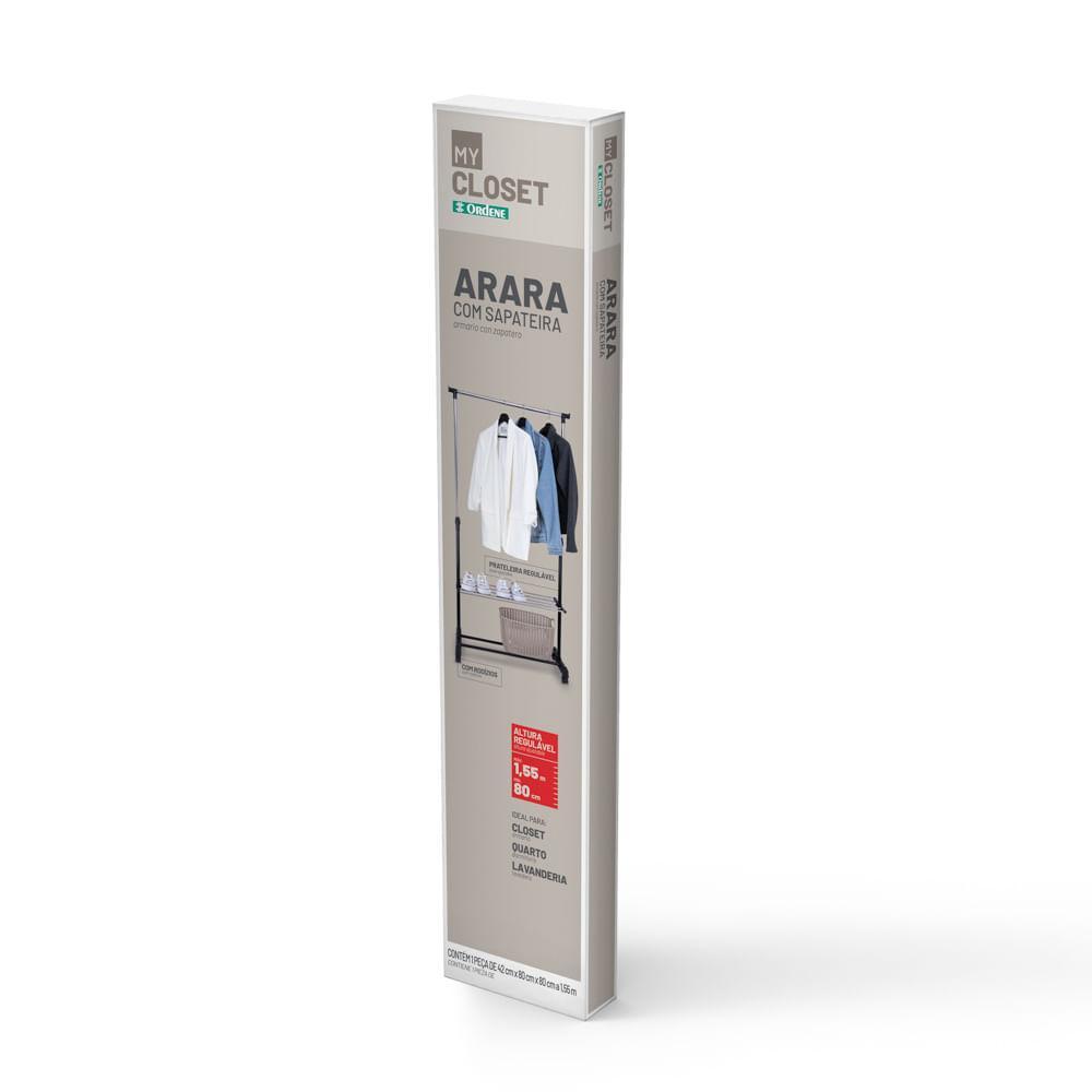 Arara com Sapateira Plástica em Aço My Closet Ordene - 7