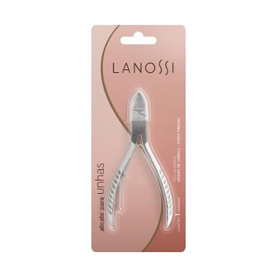 Alicate de Unha em Aço Inox Lanossi