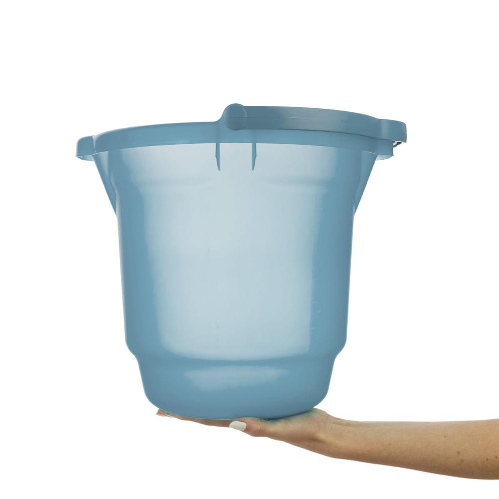 Balde Plástico Azul com Alça 12L Hydrus Sanremo - 1
