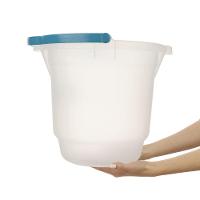 Balde Plástico Transparente com Alça 15L Hydrus Sanremo - 1