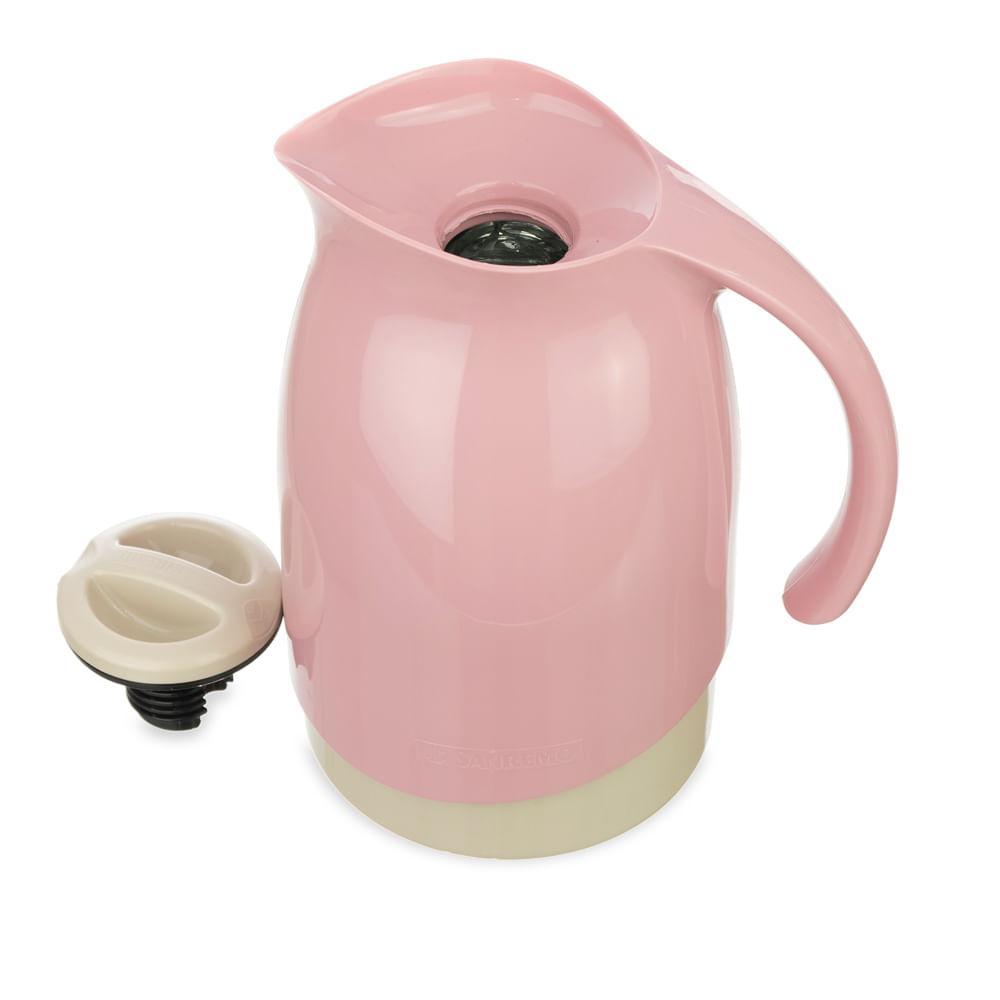 Bule Térmico Plástico Cuidar Rosa 700ml Termic Sanremo - 2