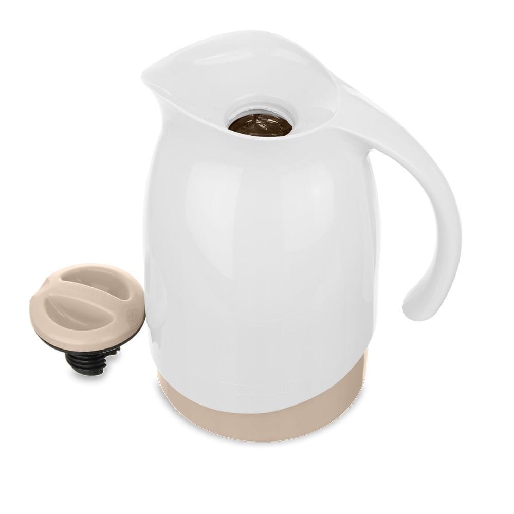 Bule Térmico Plástico Cuidar Branco 700ml Termic Sanremo - 2