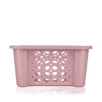 Cesta Empilhável Plástico Rosa 6,3L Moolti Sanremo - 1
