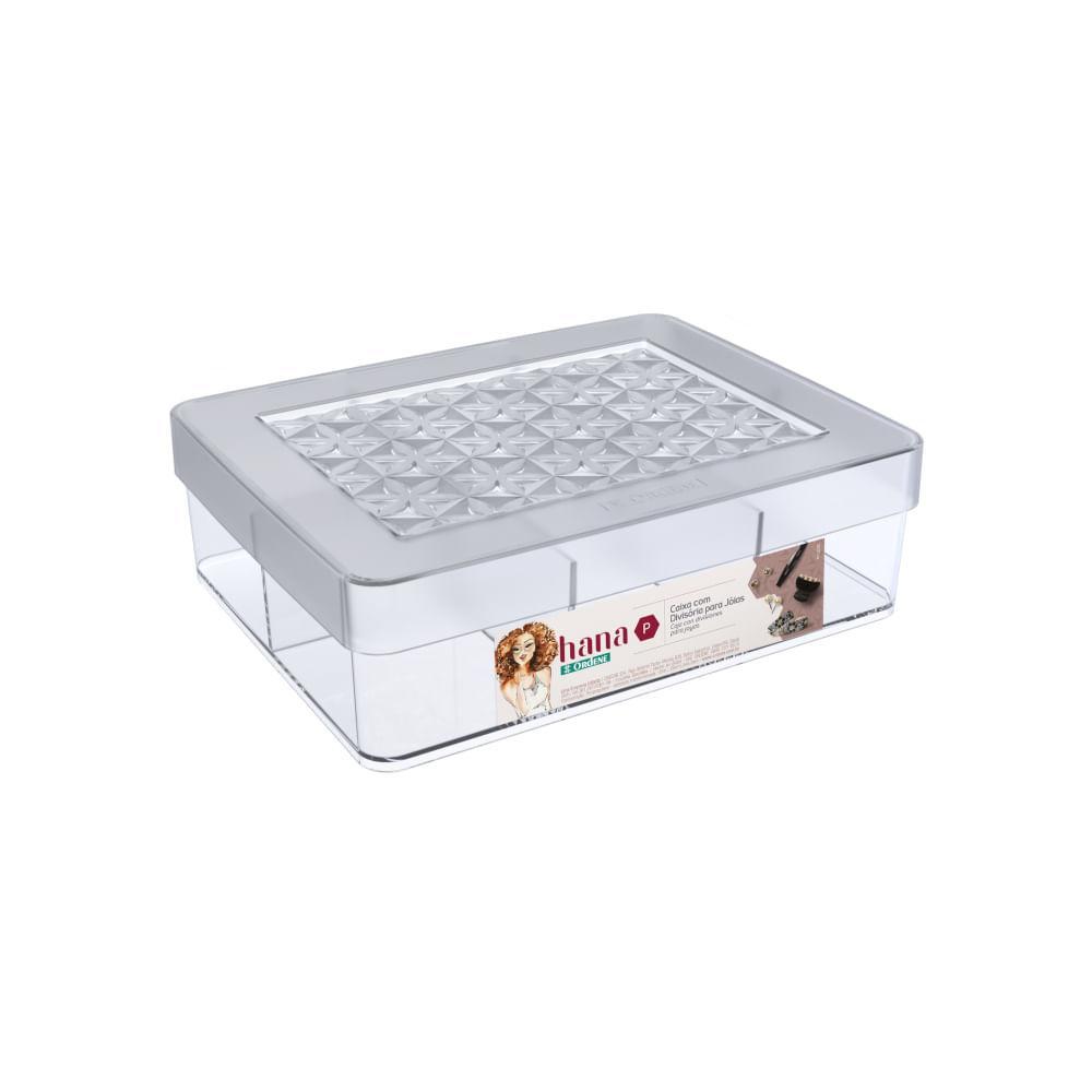 Caixa Porta-Joias Plástica com 6 Divisórias Ordene - 1