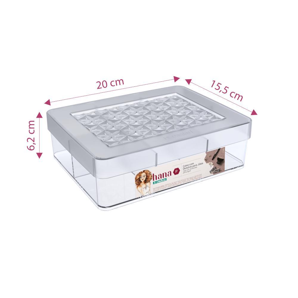 Caixa Porta-Joias Plástica com 6 Divisórias Ordene - 2