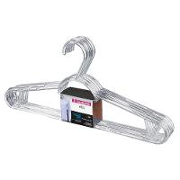 Cabide Plástico Multifuncional Transparente 41cm Sanremo 5 Un - 1