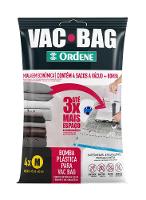 Kit de Saco a Vácuo Organizador 4 Médios 45x65cm Transparente Vac Bag Ordene + Bomba de Ar - 1