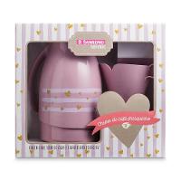 Kit Bule Térmico Rosa 700ml e Suporte para Café Sanremo - 1