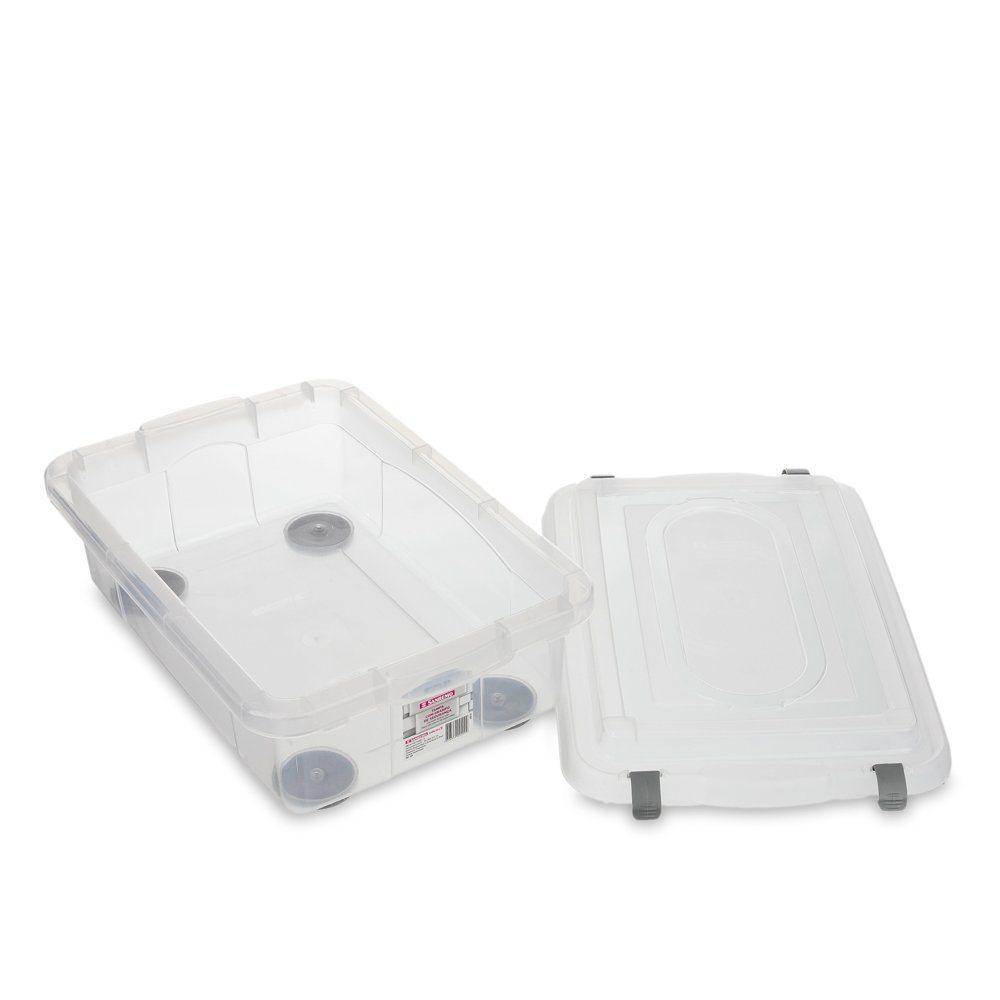 Kit Caixa Organizadora Transparente 8,6L 3 Peças Sanremo - 2