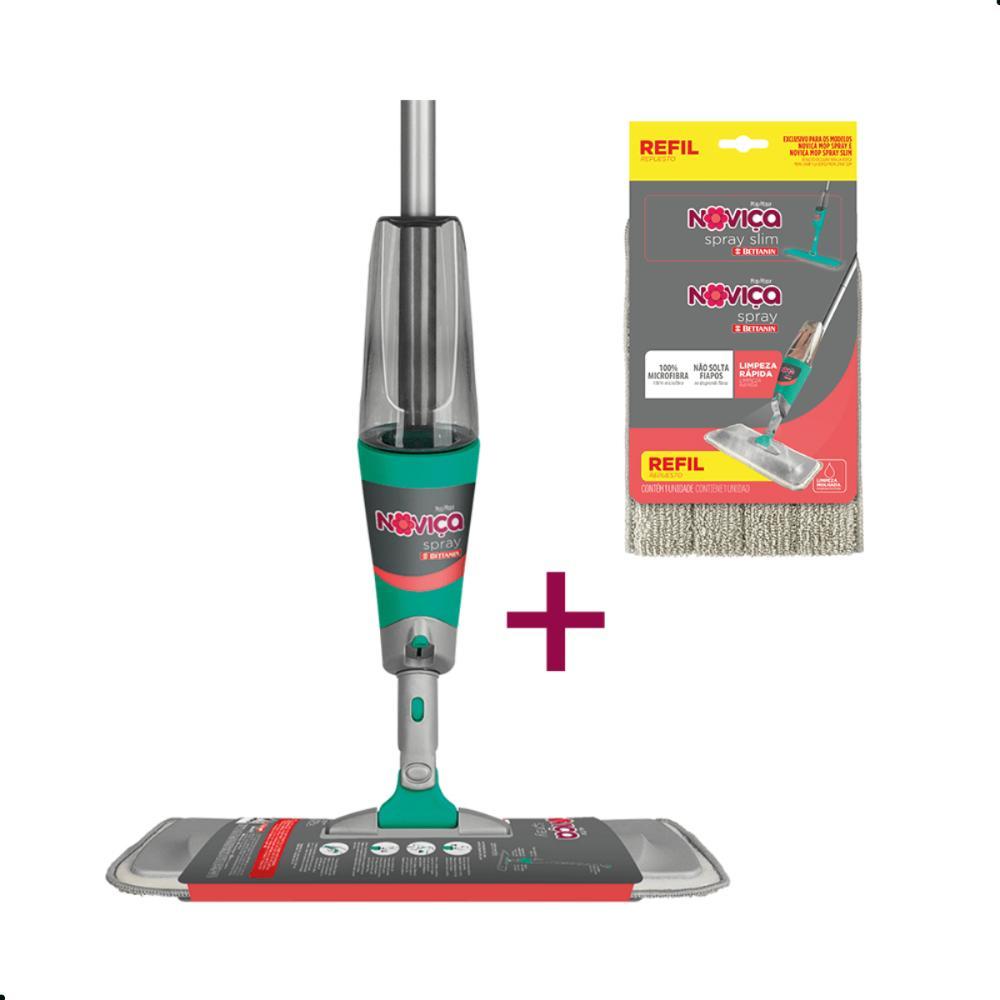 Kit Mop Spray com Cabo + Refil Extra Noviça - 1