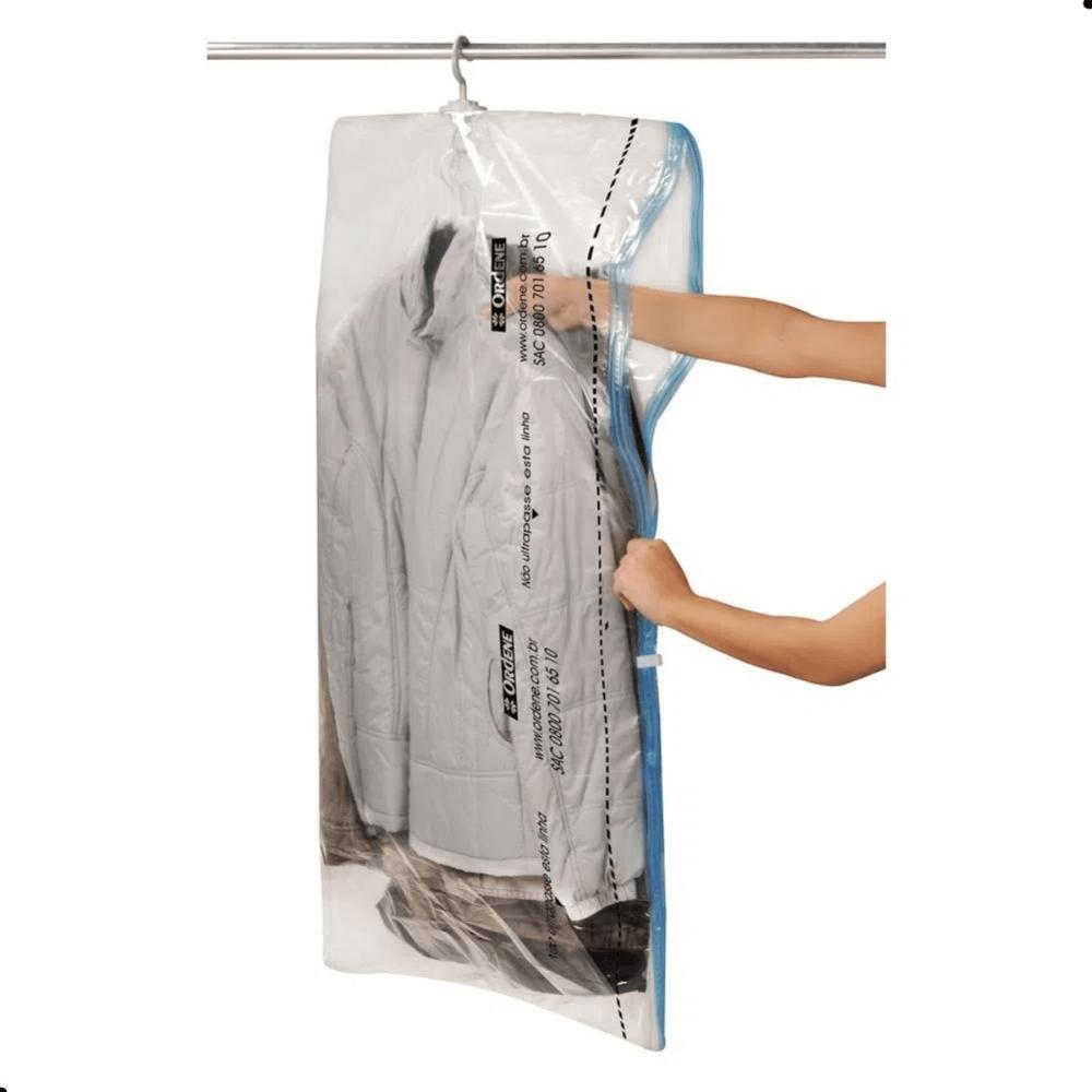 Kit 6 Sacos a Vácuo Organizador Hang Bag com Gancho Vac Bag - 8