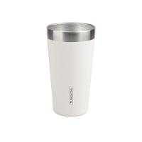 Copo Térmico Tramontina Exata em Aço Inox Branco sem Tampa 420 ml - 1