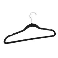 Cabide de Veludo Preto 42cm My Closet Ordene 10 Unidades - 2