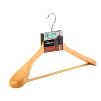 Cabide de Madeira com Ombreiras 44,5cm My Closet Ordene - 1