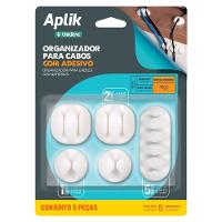 Conjunto Organizador para Cabos 5 Peças Branco Ordene - 1