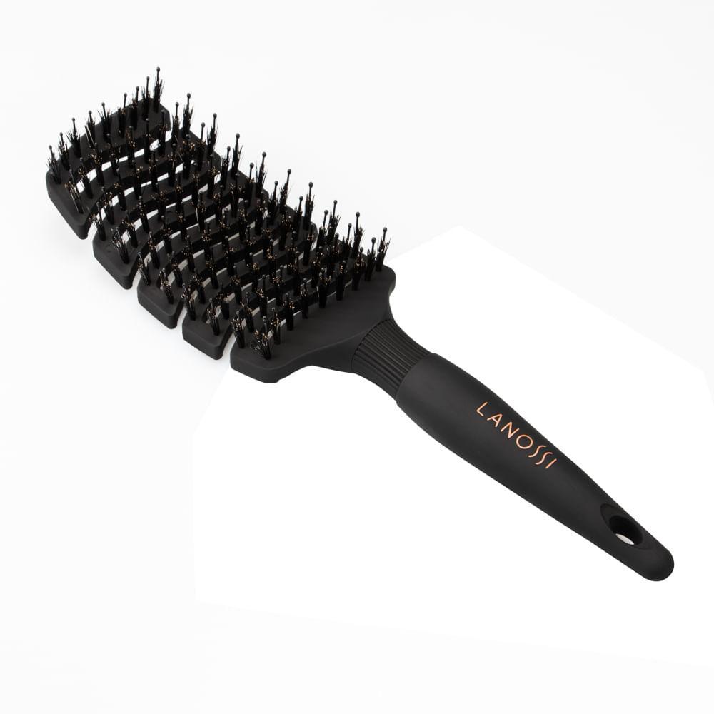 Escova de Cabelo Ventilada Flexível com Cerdas Mistas Lanossi - 3