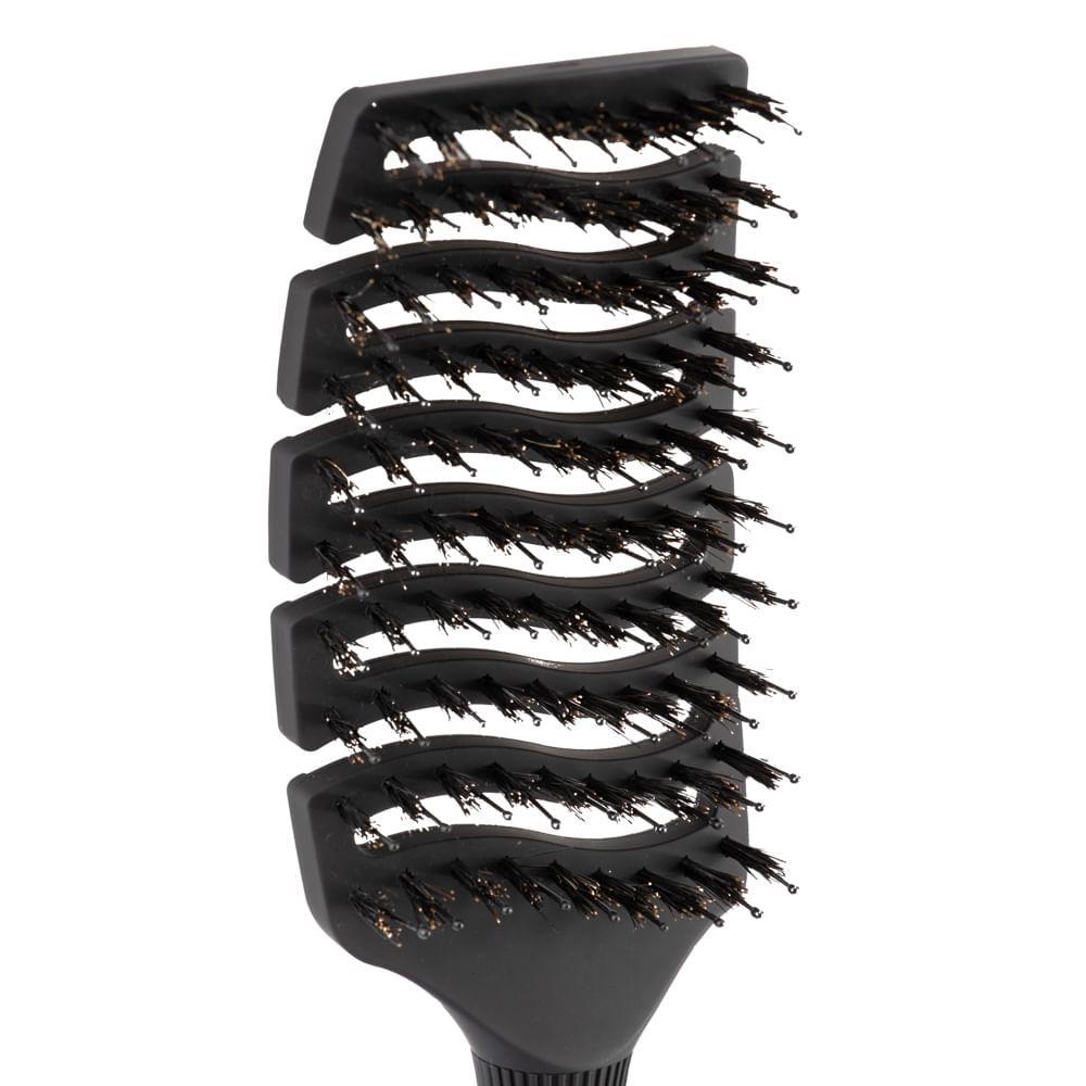 Escova de Cabelo Ventilada Flexível com Cerdas Mistas Lanossi - 4